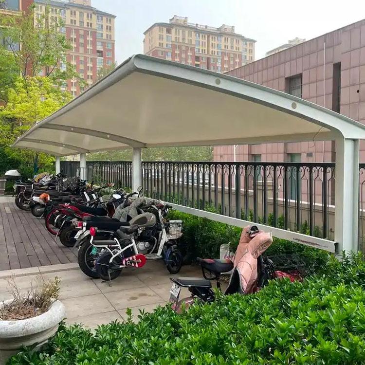 汕头膜结构电动车棚